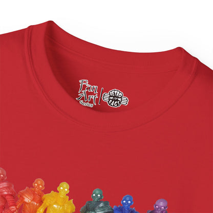 Rainbow Ghosts w/ Toy Culprits White Logo | Mythic Legions | Fan Art | Standard T-Shirt