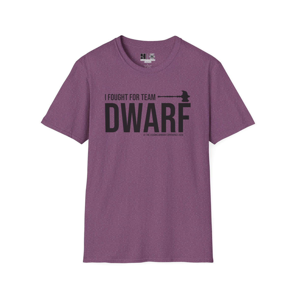 Team Dwarf Legions Con 2026 (Black Logo) | Mythic Legions | Soft T-Shirt