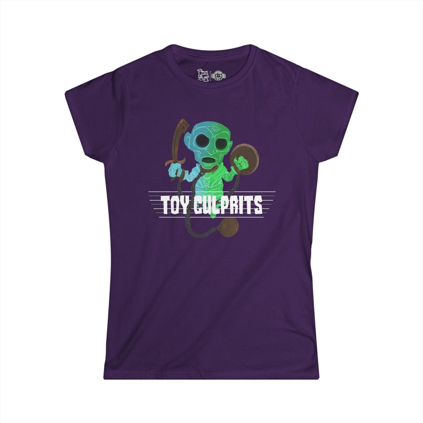Toy Culprits Blue & Green Ghost | Mythic Legions | Fan Art | Women's T-Shirt