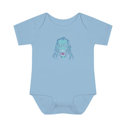 Jacob Marley | Blue/White | Figura Obscura | Baby Bodysuit