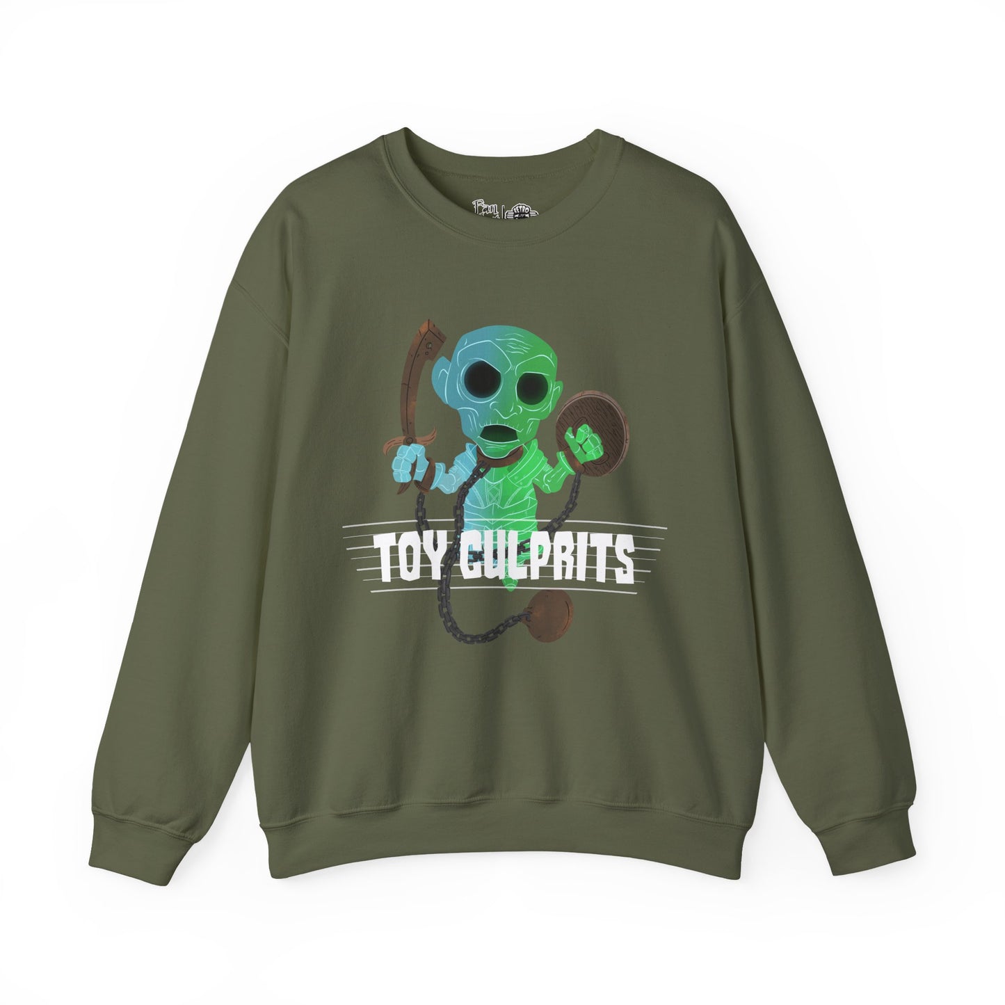 Toy Culprits Blue & Green Ghost | Mythic Legions | Fan Art | Sweatshirt
