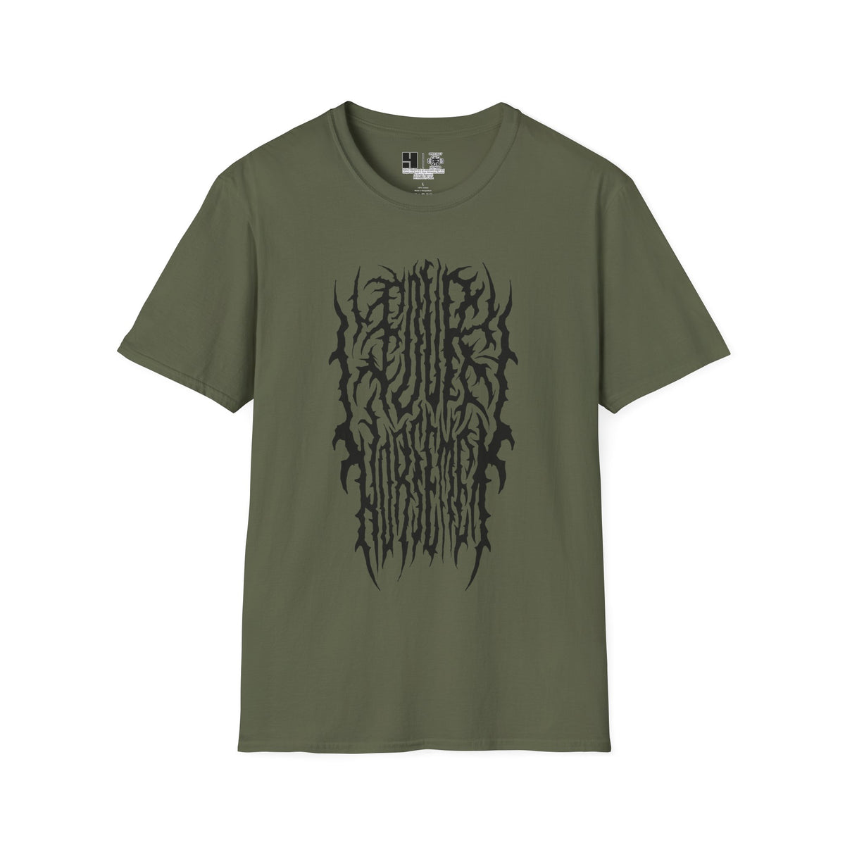 4H Metal Logo Black | Mythic Legions | Soft T-Shirt