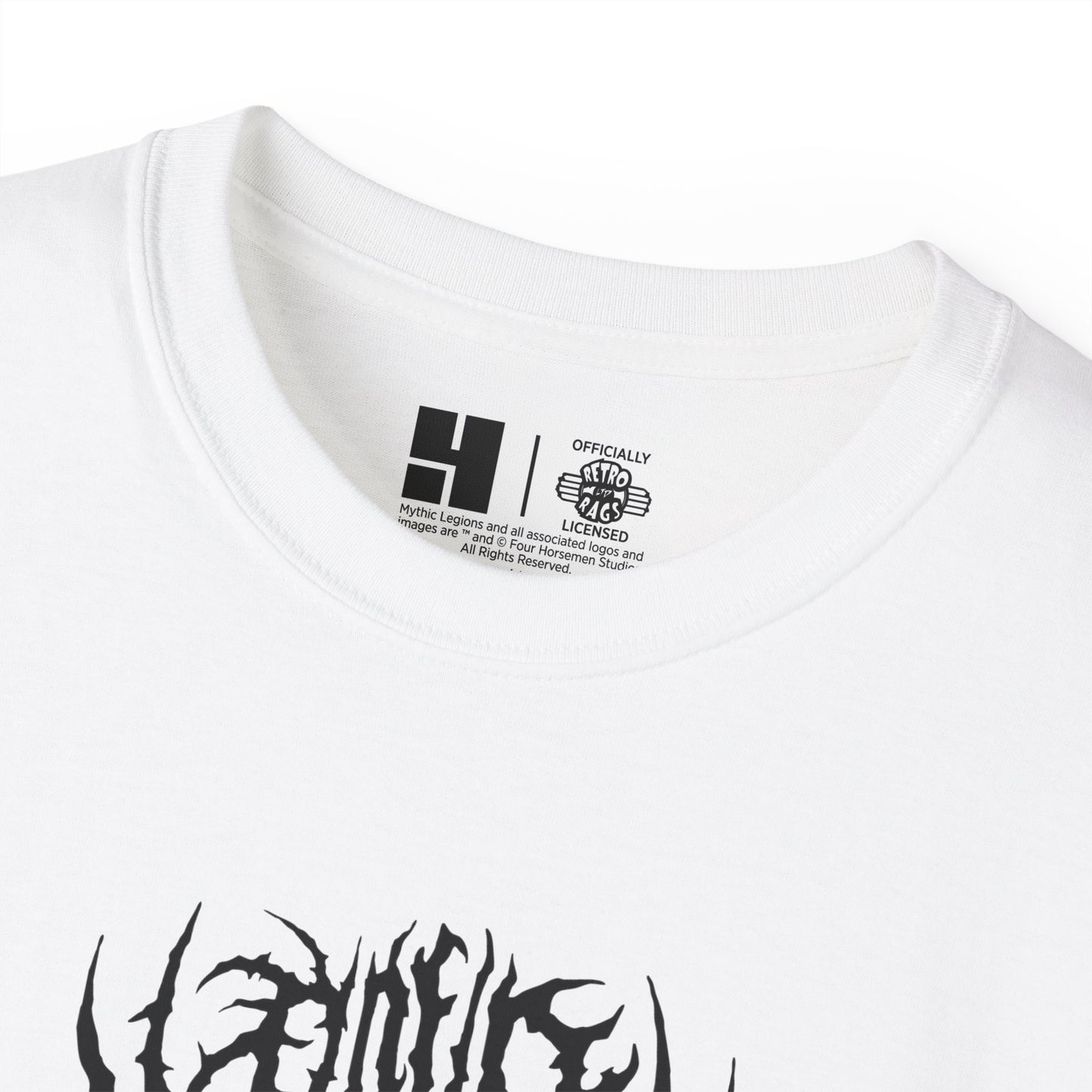 4H Metal Logo Black | Mythic Legions | Standard T-Shirt