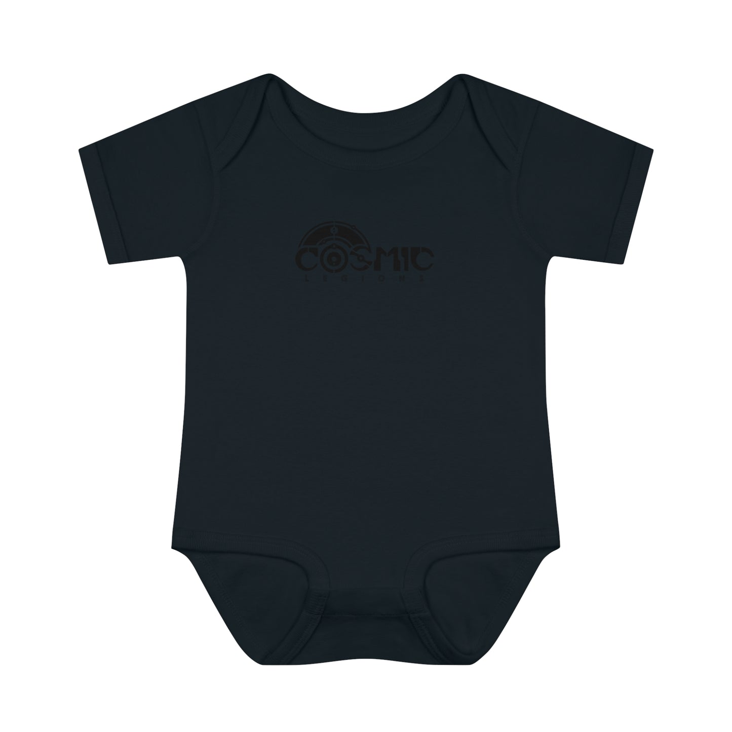 Cosmic Legions Logo | Black | Baby Bodysuit