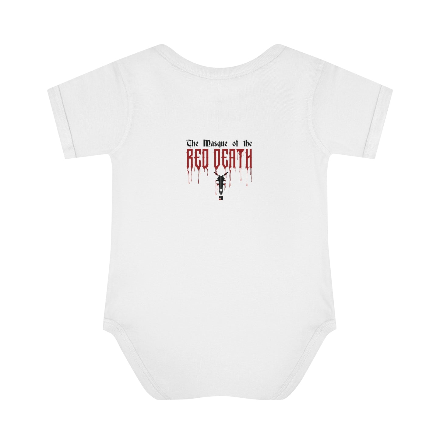 Masque of the Red Death, The | Black/Red | Figura Obscura | Baby Bodysuit