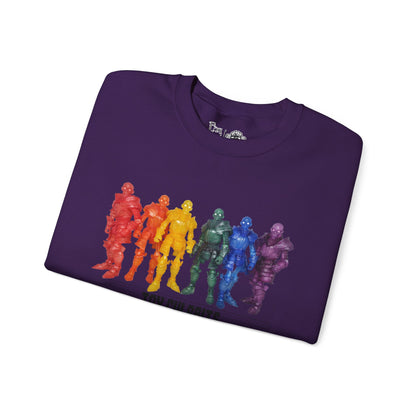 Rainbow Ghosts w/ Toy Culprits Black Logo | Mythic Legions | Fan Art | Sweatshirt