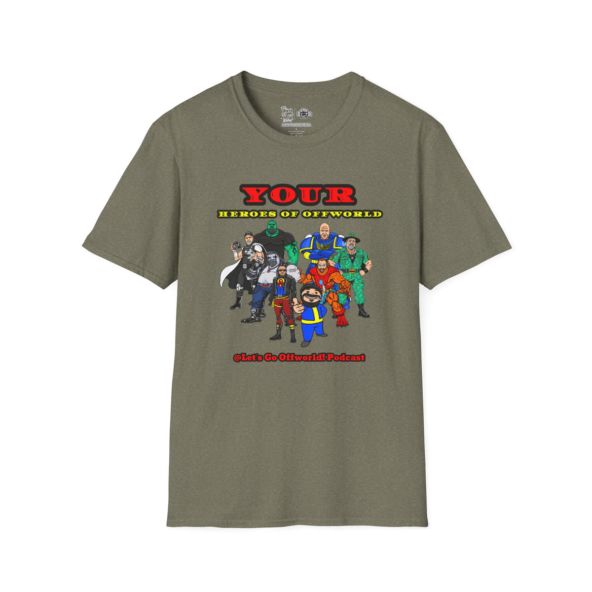 Heroes of Offworld | Mythic Legions | Fan Art | Soft T-Shirt