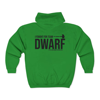Team Dwarf Legions Con 2026 (Black Logo) | Mythic Legions | Full Zip Hoodie