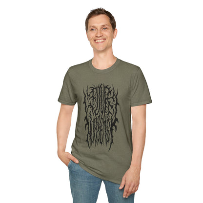4H Metal Logo Black | Mythic Legions | Soft T-Shirt