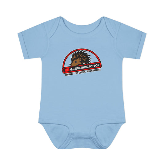 Hedgehog Action Logo | Mythic Legions | Fan Art | Baby Bodysuit