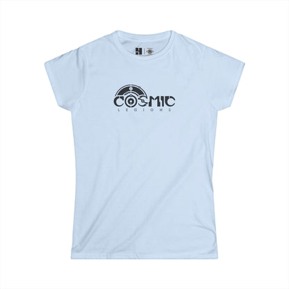 Cosmic Legions Logo | Black | Women's Soft T-Shirt