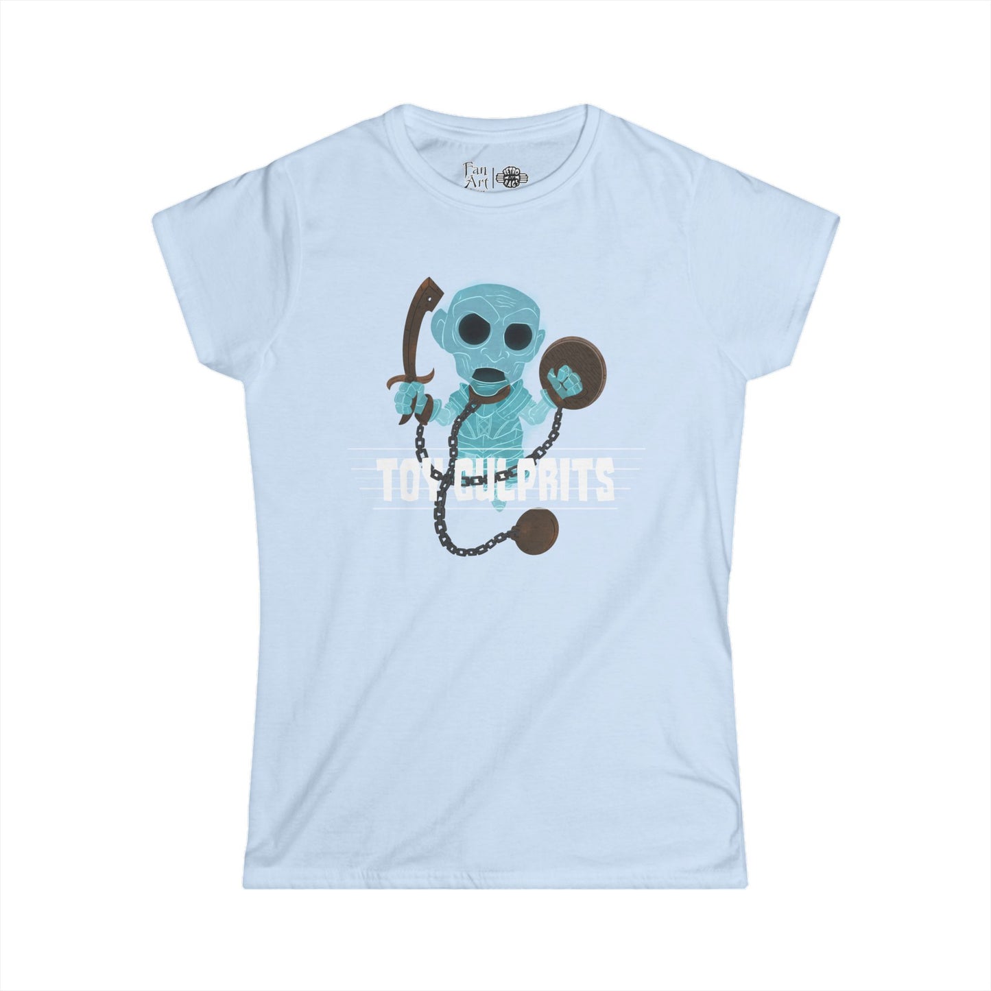 Toy Culprits Blue Ghost | Mythic Legions | Fan Art | Women's T-Shirt