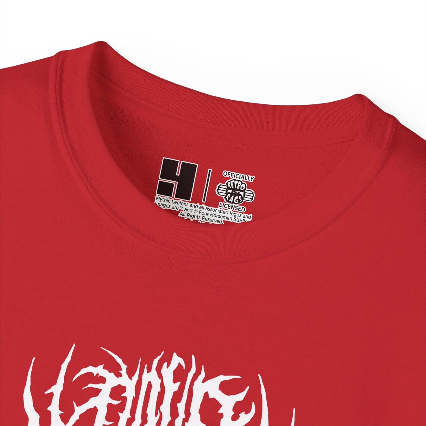4H Metal Logo White | Mythic Legions | Standard T-Shirt
