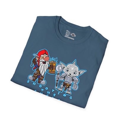 Shooting the Shelf | Mythic Legions | Fan Art | Soft T-Shirt