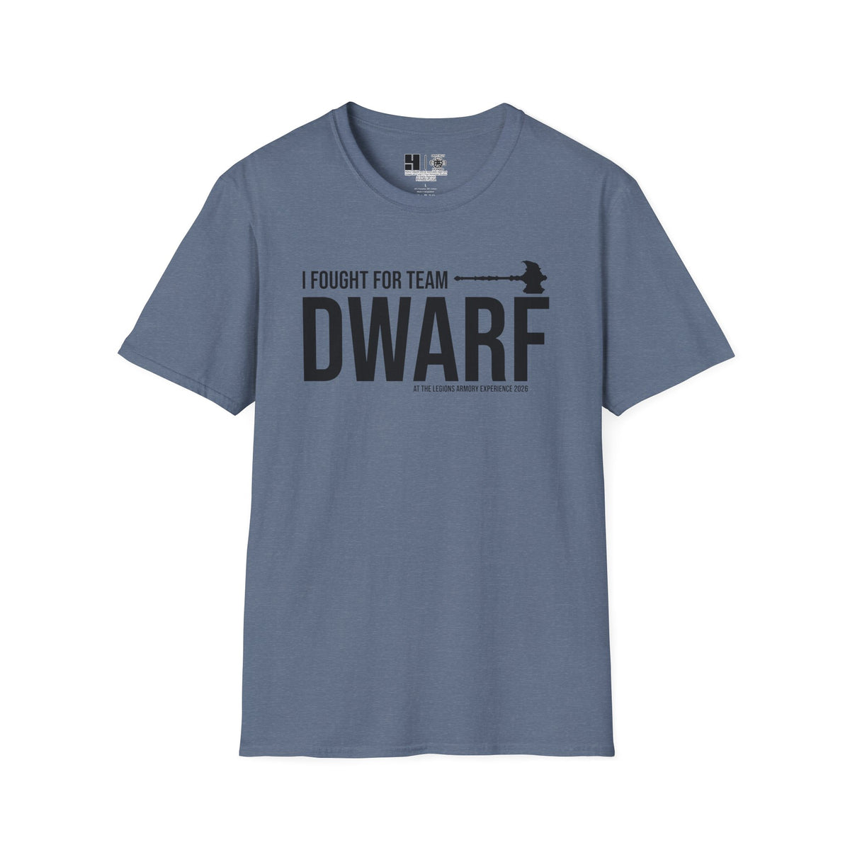 Team Dwarf Legions Con 2026 (Black Logo) | Mythic Legions | Soft T-Shirt