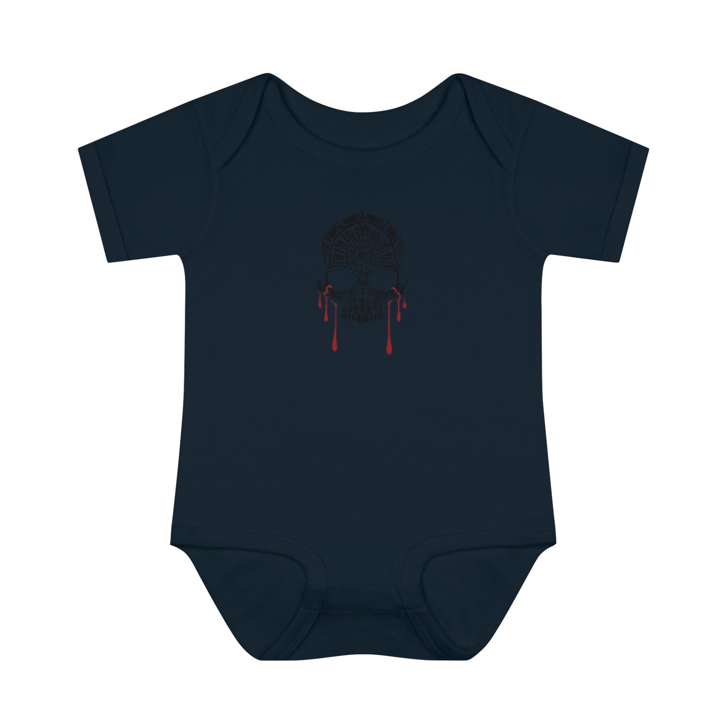 Masque of the Red Death, The | Black/Red | Figura Obscura | Baby Bodysuit