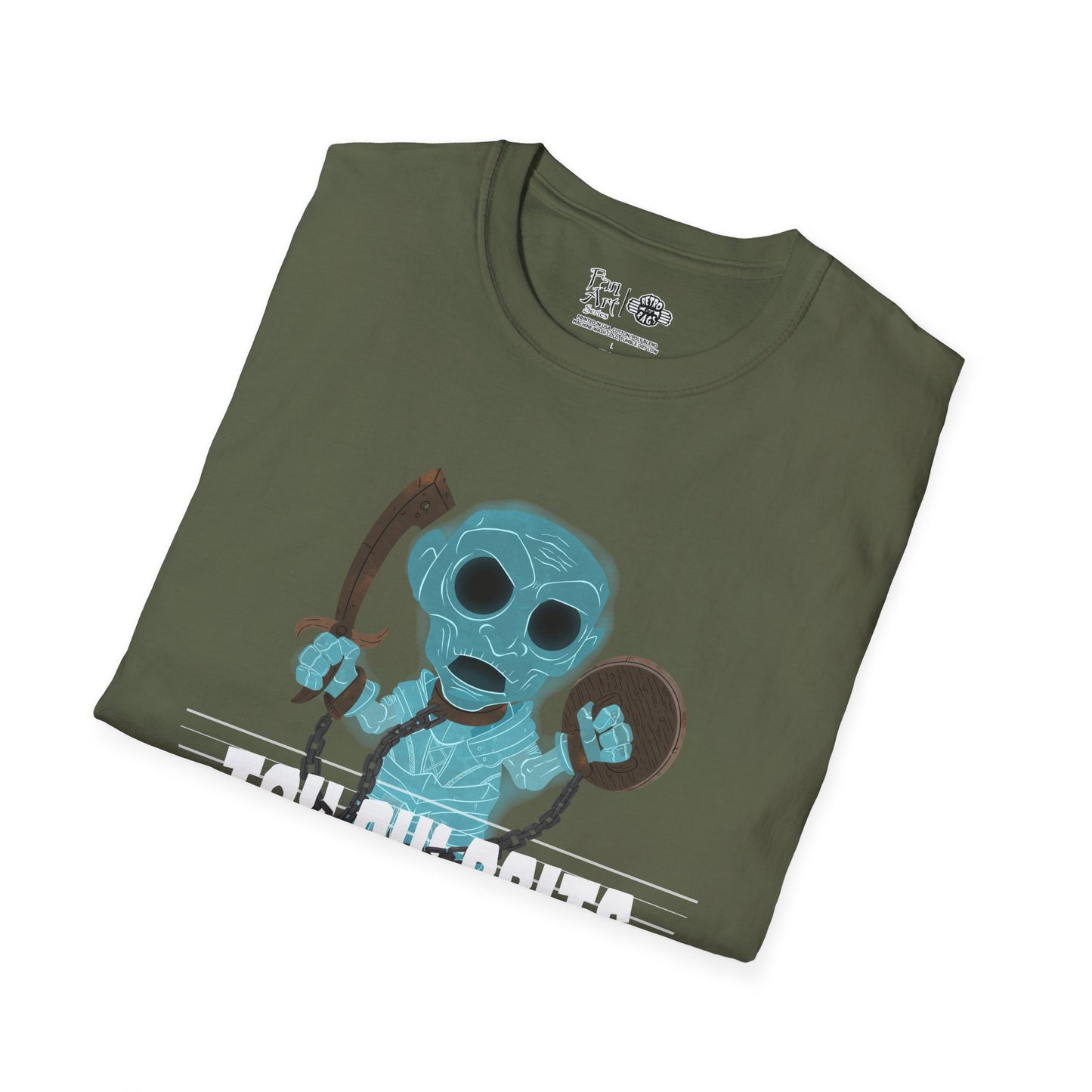 Toy Culprits Blue Ghost | Mythic Legions | Fan Art | Soft T-Shirt