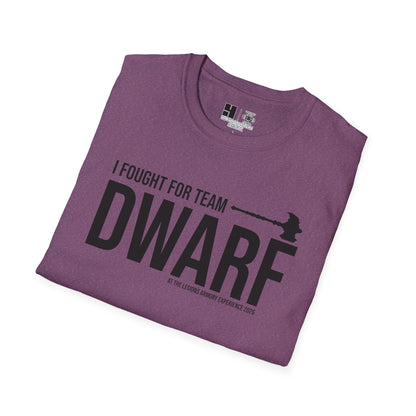 Team Dwarf Legions Con 2026 (Black Logo) | Mythic Legions | Soft T-Shirt