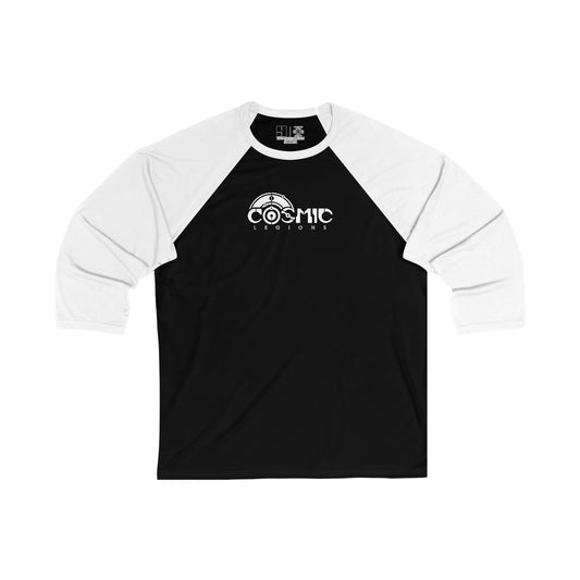 Cosmic Legions Logo | White | 3\4 Sleeve Baseball T-Shirt