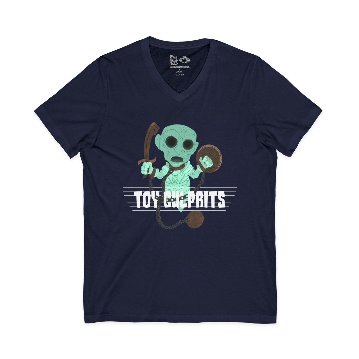 Toy Culprits Green Ghost | Mythic Legions | Fan Art | V-Neck T-Shirt