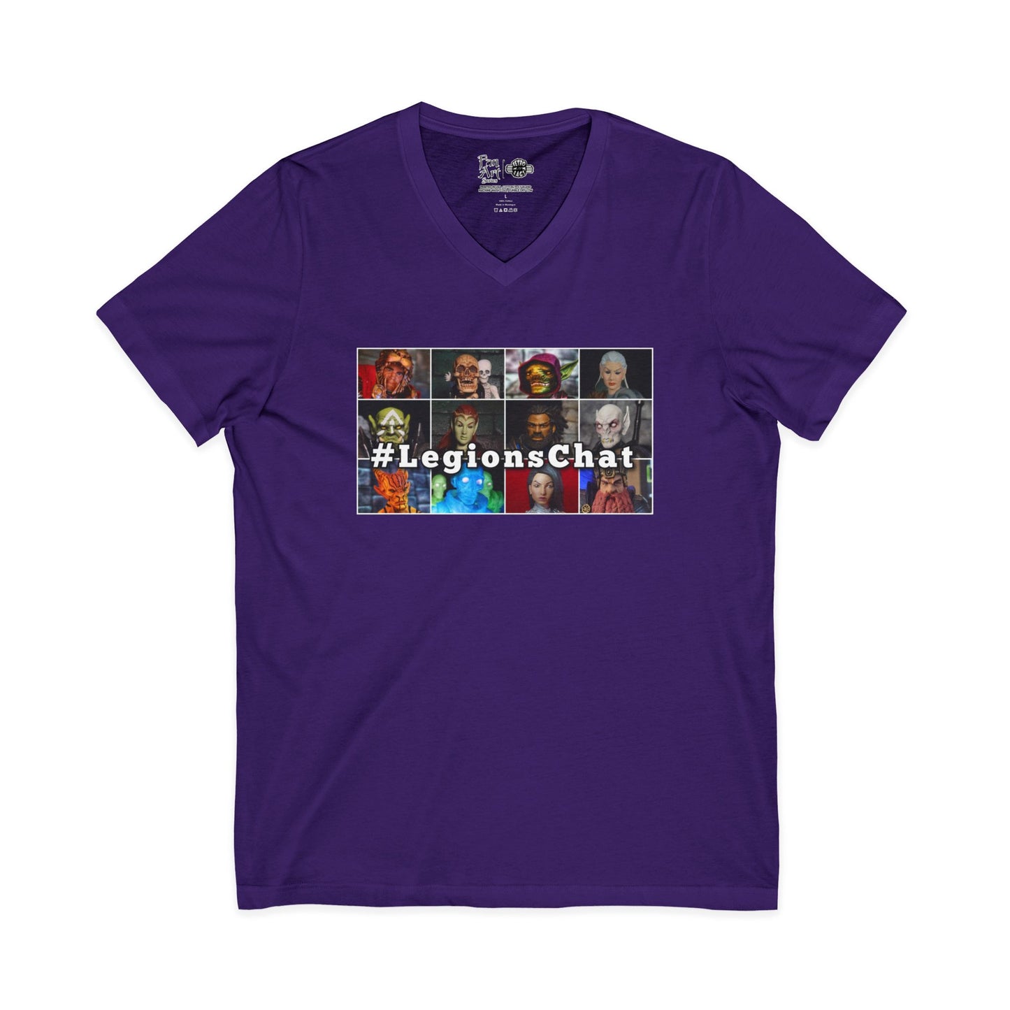 LegionsChat | Mythic Legions | Fan Art | V-Neck T-Shirt