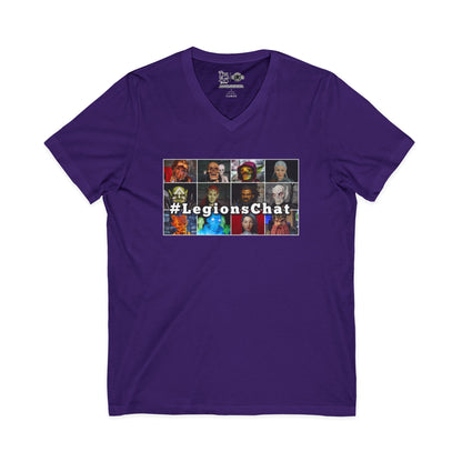 LegionsChat | Mythic Legions | Fan Art | V-Neck T-Shirt