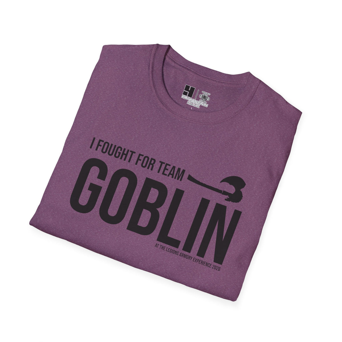 Team Goblin Legions Con 2026 (Black Logo) | Mythic Legions | Soft T-Shirt
