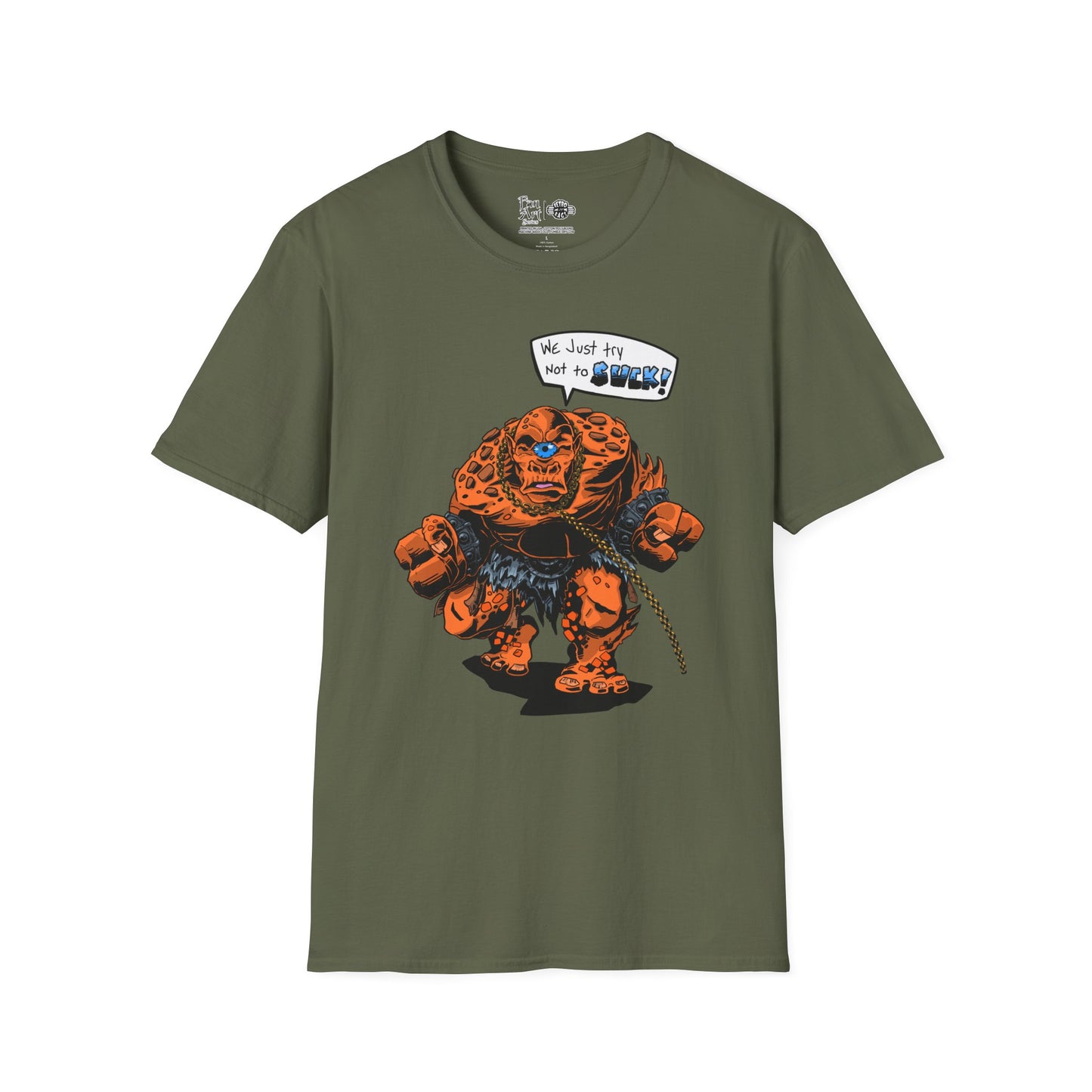 CB's Birthday Brontus | Mythic Legions | Fan Art | Soft T-Shirt
