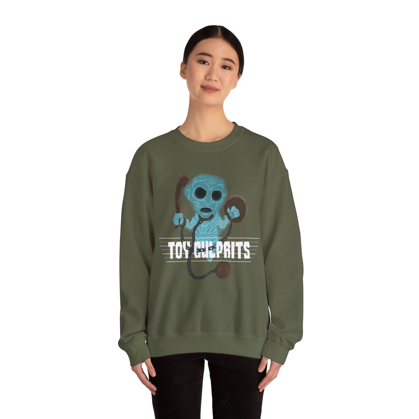 Toy Culprits Blue Ghost | Mythic Legions | Fan Art | Sweatshirt