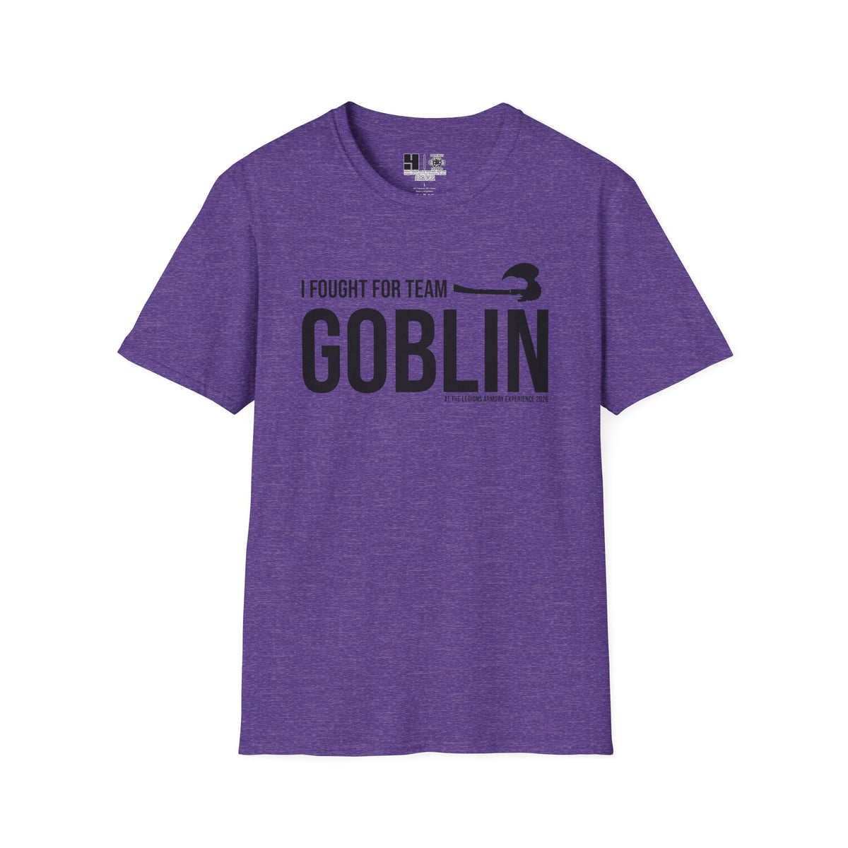 Team Goblin Legions Con 2026 (Black Logo) | Mythic Legions | Soft T-Shirt