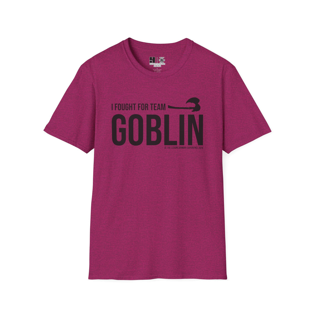 Team Goblin Legions Con 2026 (Black Logo) | Mythic Legions | Soft T-Shirt