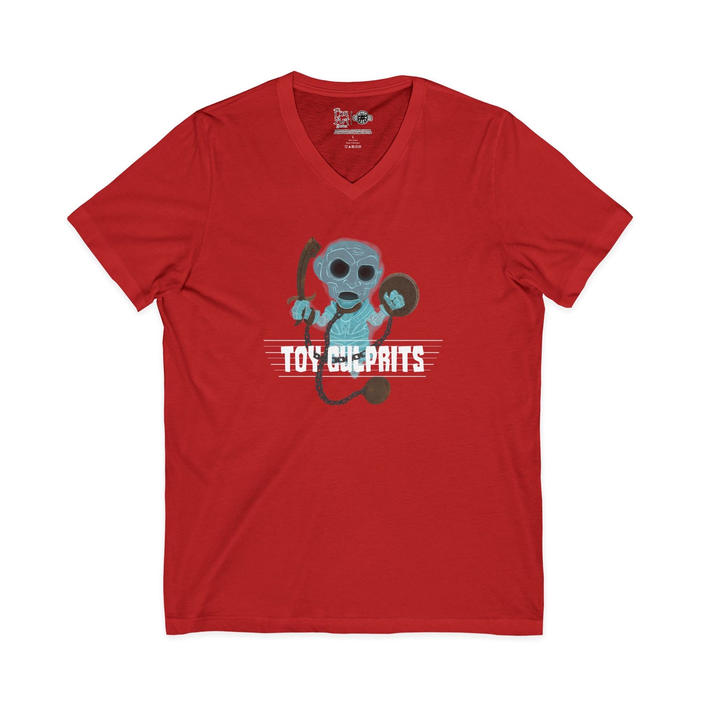 Toy Culprits Blue Ghost | Mythic Legions | Fan Art | V-Neck T-Shirt