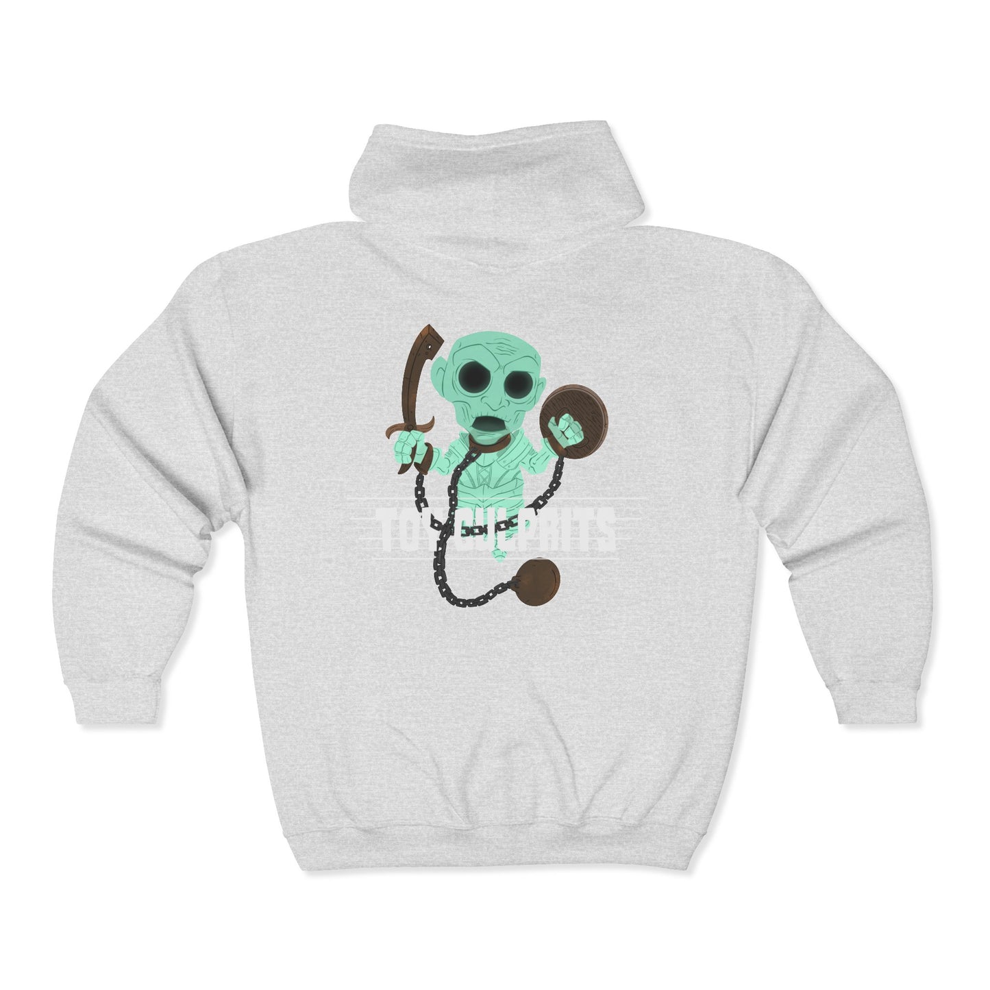 Toy Culprits Green Ghost | Mythic Legions | Fan Art | Full Zip Hoodie