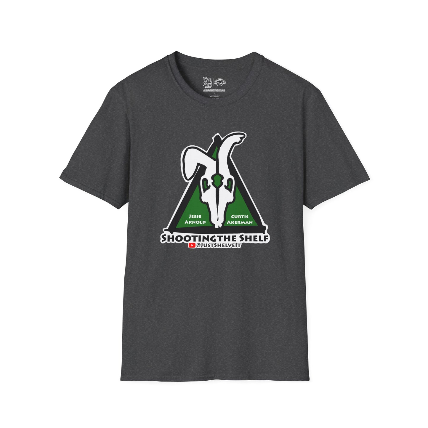 Shooting the Shelf Logo | Mythic Legions | Fan Art | Soft T-Shirt