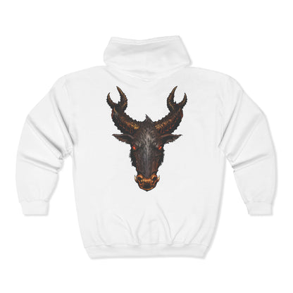 The Jersey Devil | Figura Obscura | Full Zip Hoodie