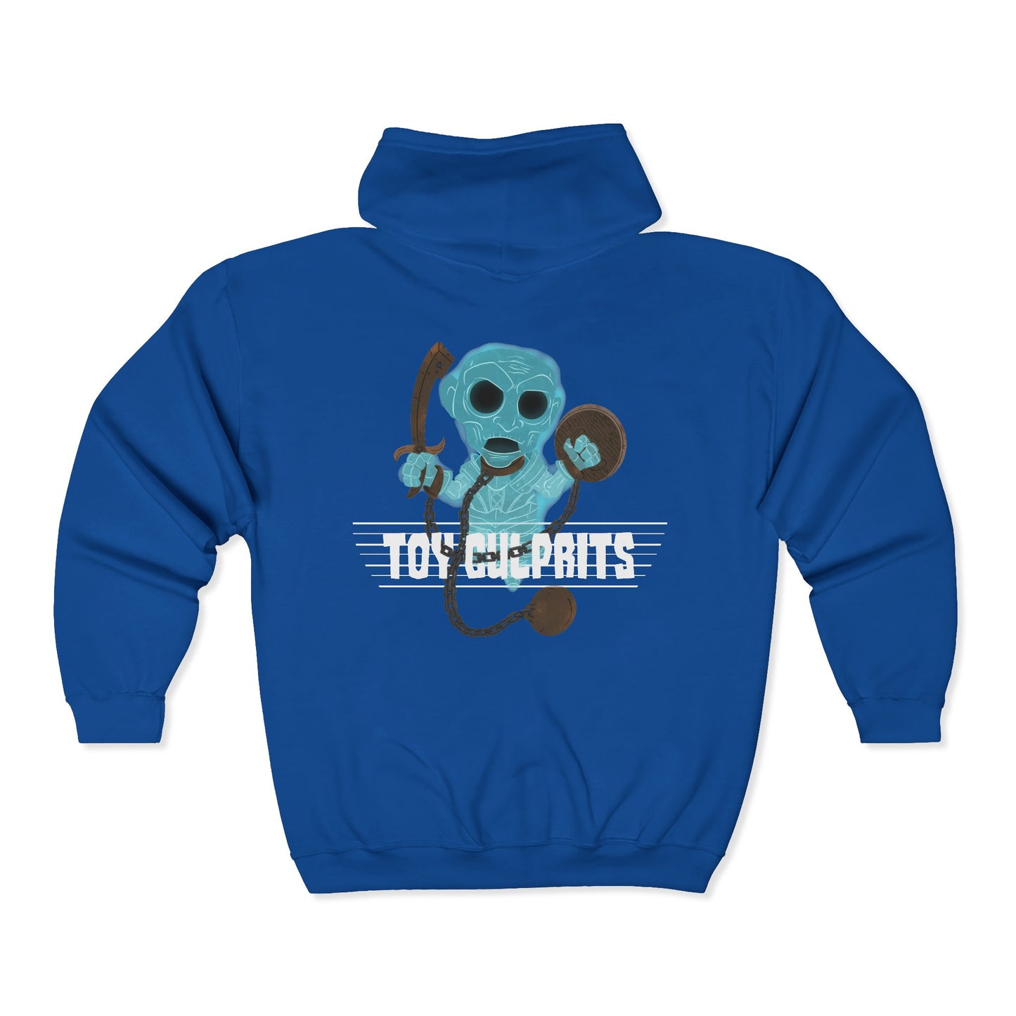 Toy Culprits Blue Ghost | Mythic Legions | Fan Art | Full Zip Hoodie