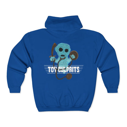Toy Culprits Blue Ghost | Mythic Legions | Fan Art | Full Zip Hoodie