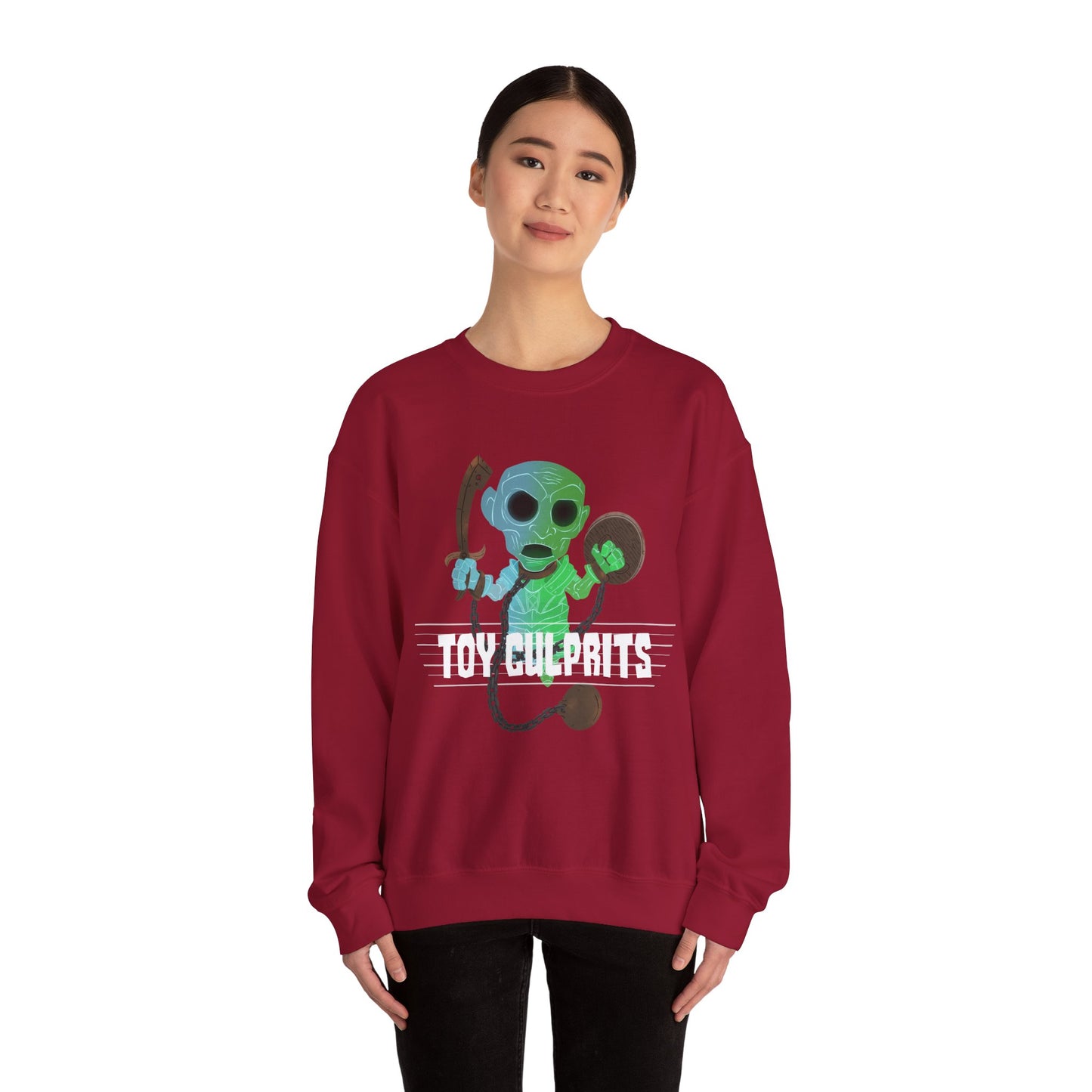 Toy Culprits Blue & Green Ghost | Mythic Legions | Fan Art | Sweatshirt