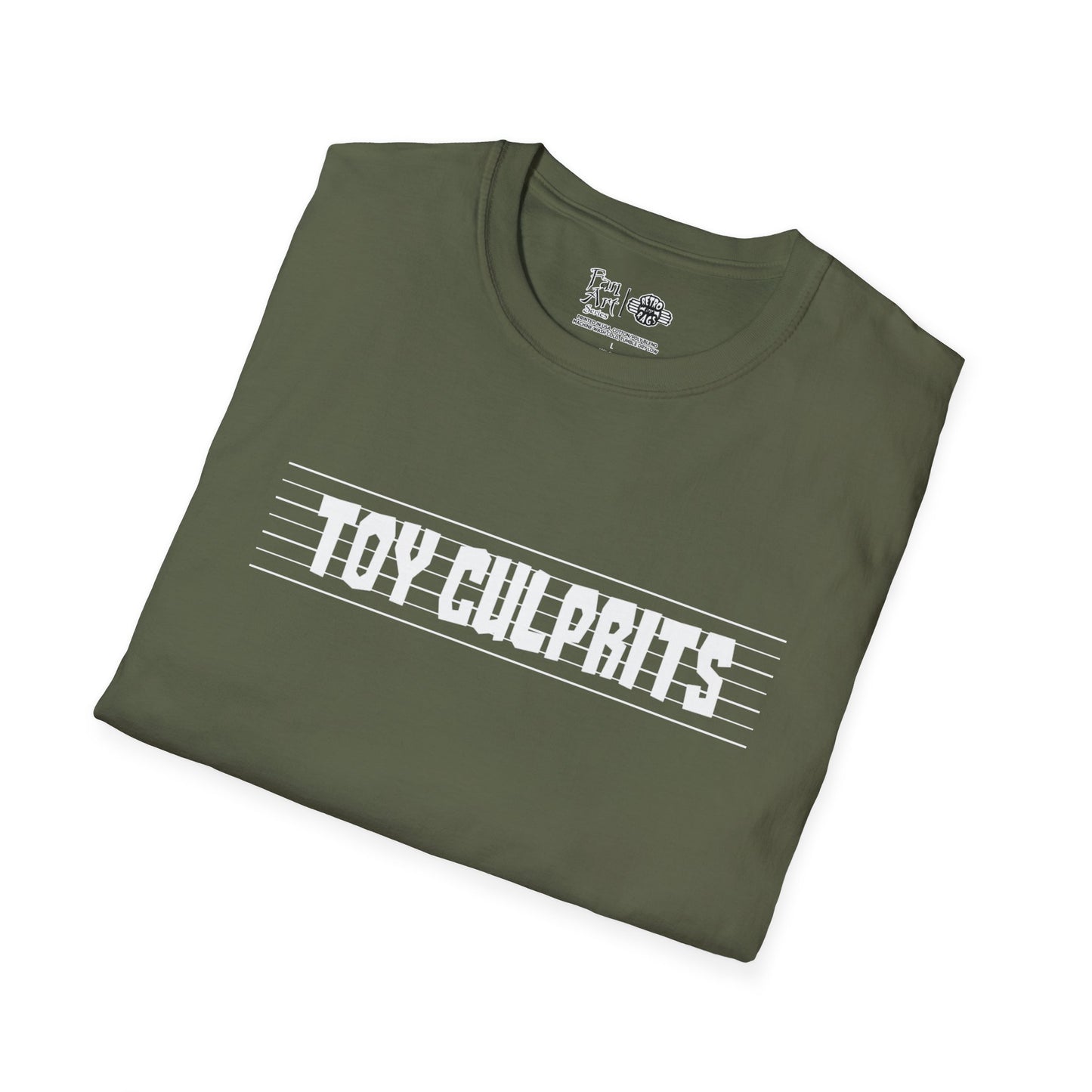 Toy Culprits White Logo | Mythic Legions | Fan Art | Soft T-Shirt