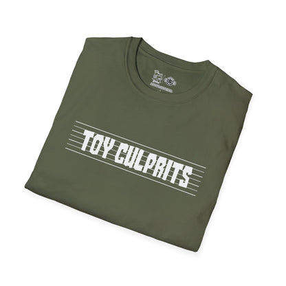 Toy Culprits White Logo | Mythic Legions | Fan Art | Soft T-Shirt