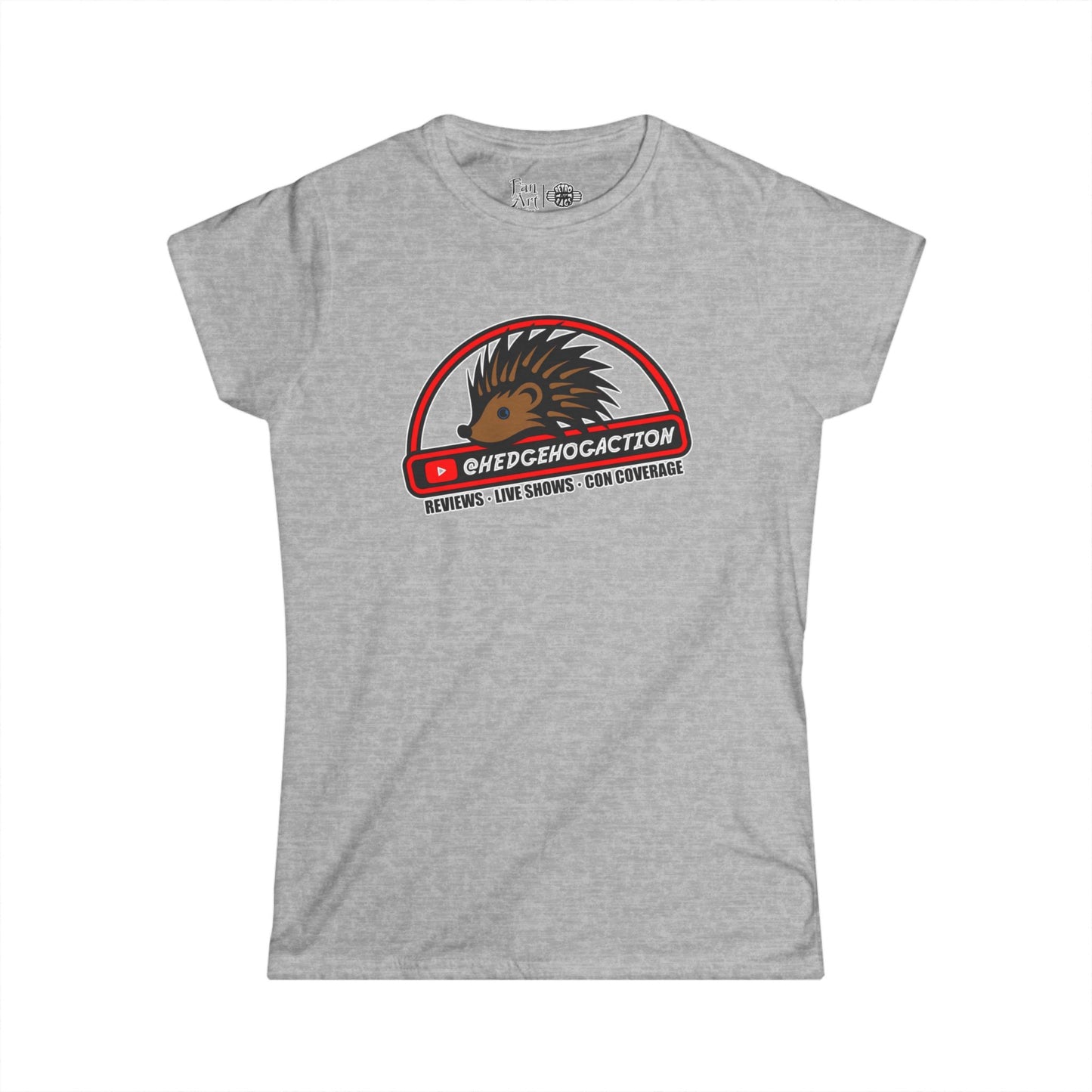 Hedgehog Action Logo | Mythic Legions | Fan Art | Women's T-Shirt