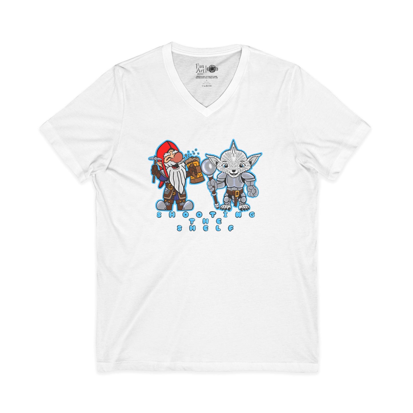 Shooting the Shelf | Mythic Legions | Fan Art | V-Neck T-Shirt