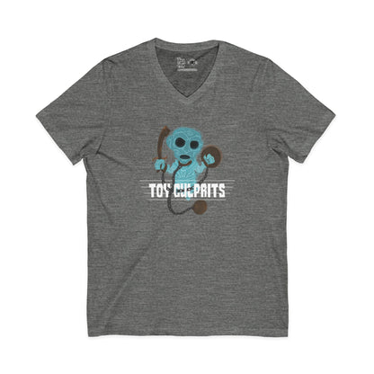 Toy Culprits Blue Ghost | Mythic Legions | Fan Art | V-Neck T-Shirt