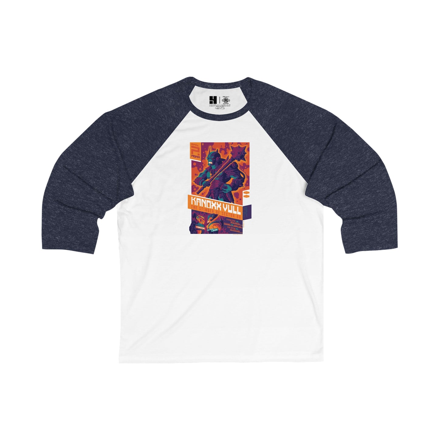 Kanoxx Vull | Cosmic Legions | 3\4 Sleeve Baseball T-Shirt