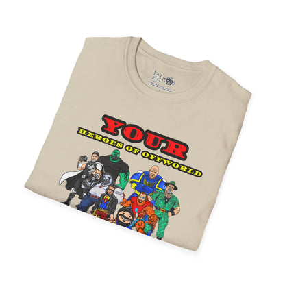 Heroes of Offworld | Mythic Legions | Fan Art | Soft T-Shirt