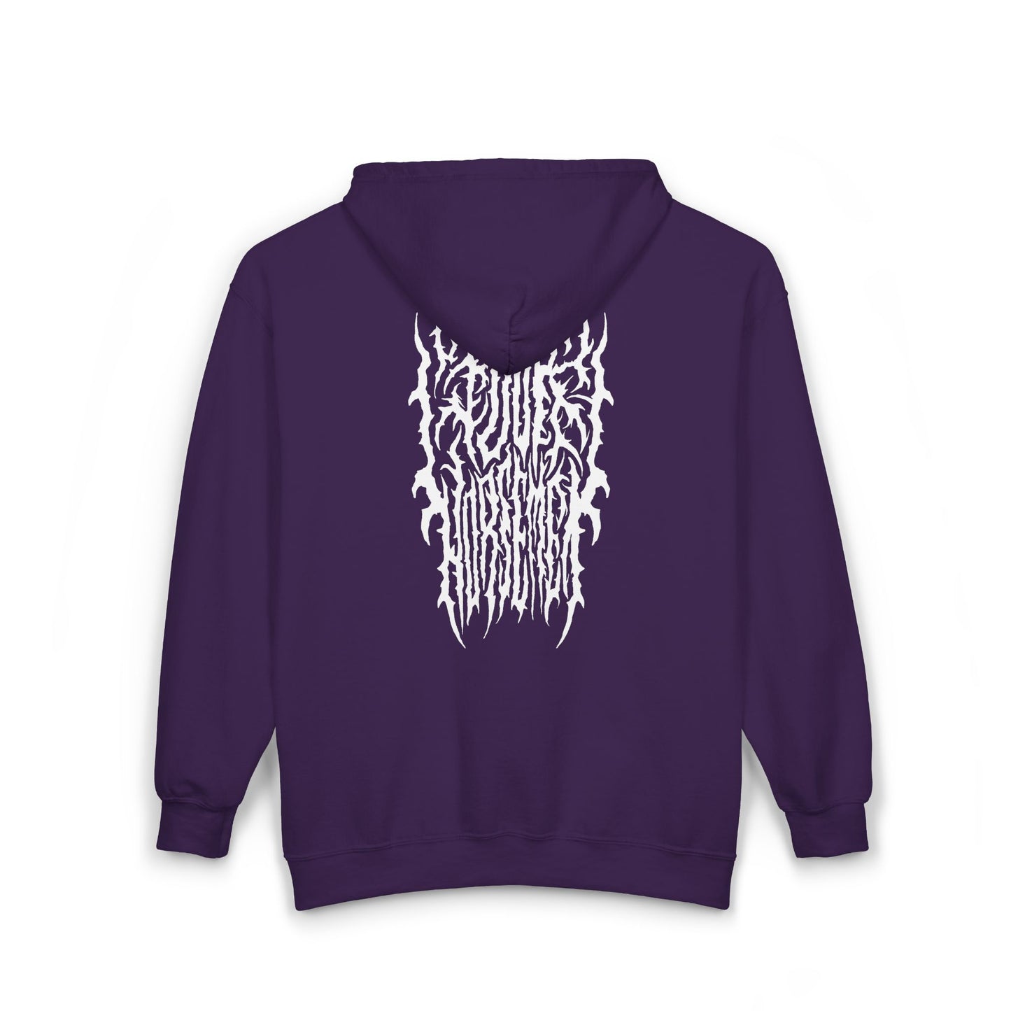 4H Metal Logo White | Mythic Legions | Full Zip Hoodie