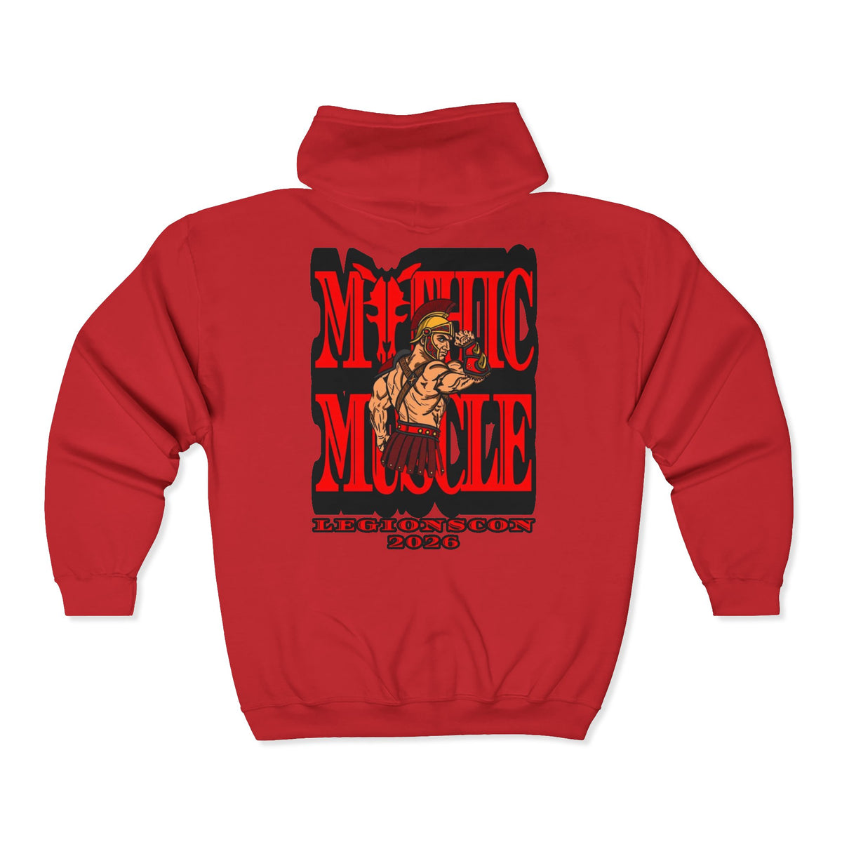 Mythic Muscle LC 2026 | Mythic Legions | Fan Art | Full Zip Hoodie