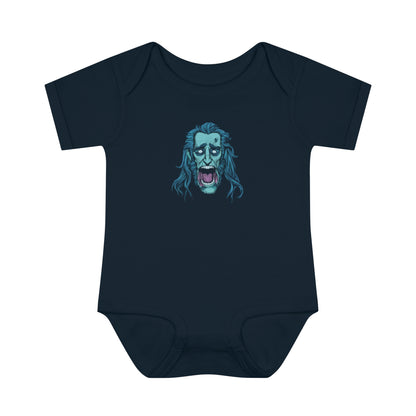 Jacob Marley | Blue/White | Figura Obscura | Baby Bodysuit