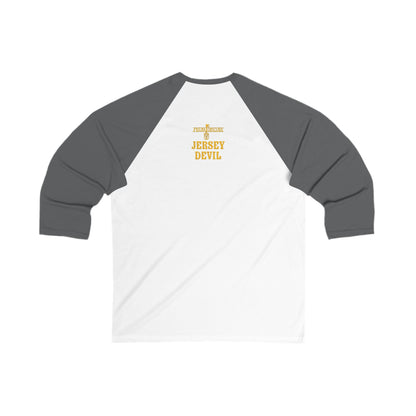 The Jersey Devil | Figura Obscura | 3\4 Sleeve Baseball T-Shirt