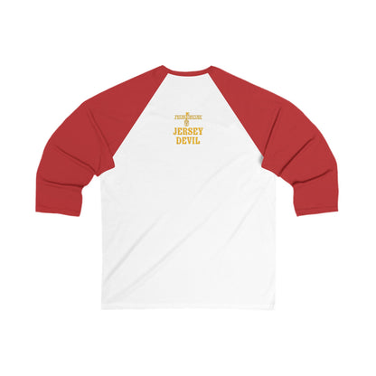 The Jersey Devil | Figura Obscura | 3\4 Sleeve Baseball T-Shirt